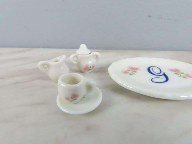 Tiny Ceramic Tea Set