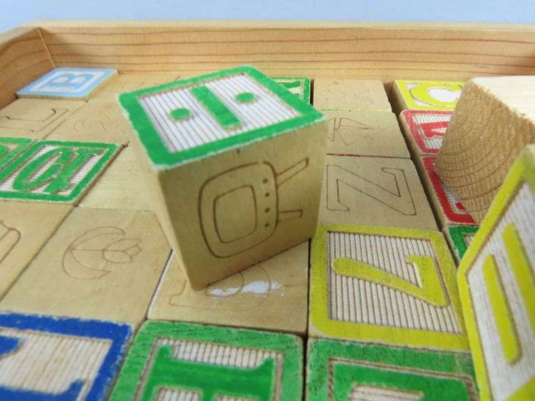 Wooden Wagon of Blocks