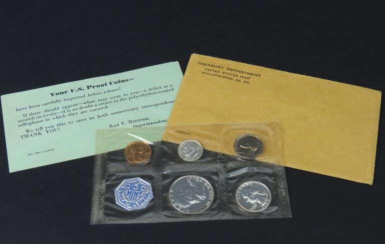 1960 US Proof Philadelphia Mint Coin Set