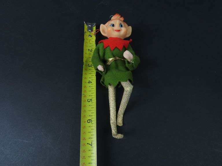 Vintage Plastic Face Elf Figure
