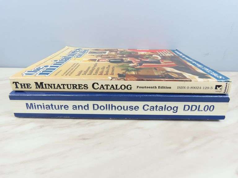 Lot of 2 Doll House Miniatures Catalogs