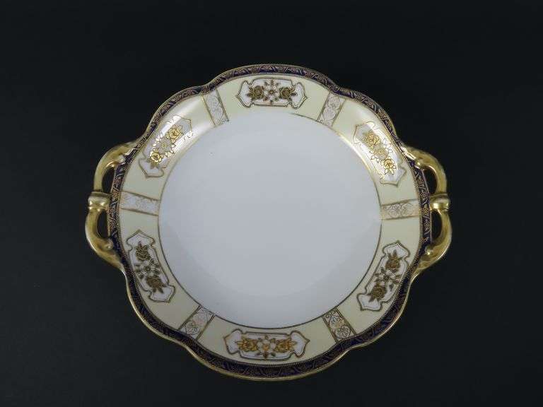 Noritake Handpainted Handled Bowl - Made in Japan