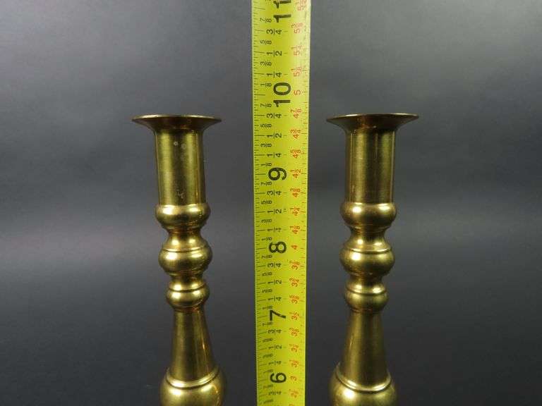 Pair of Vintage Brass Candlesticks