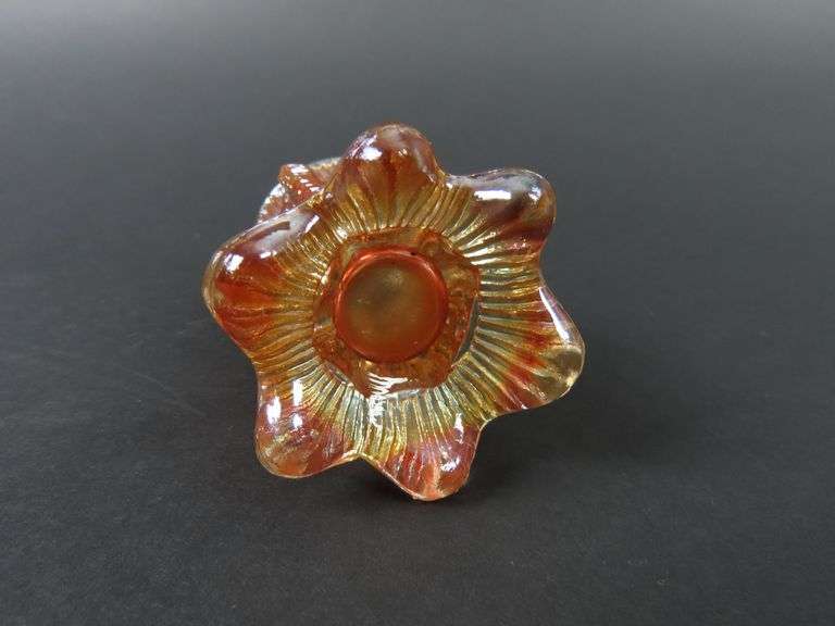 Vintage Degenhart Iridescent Toothpick Holder