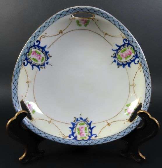 Noritake Handpainted 3 Sided Bowl - Made in Japan