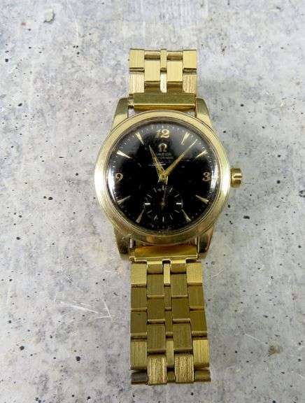 Men's Omega Automatic 14K GF Watch - Running