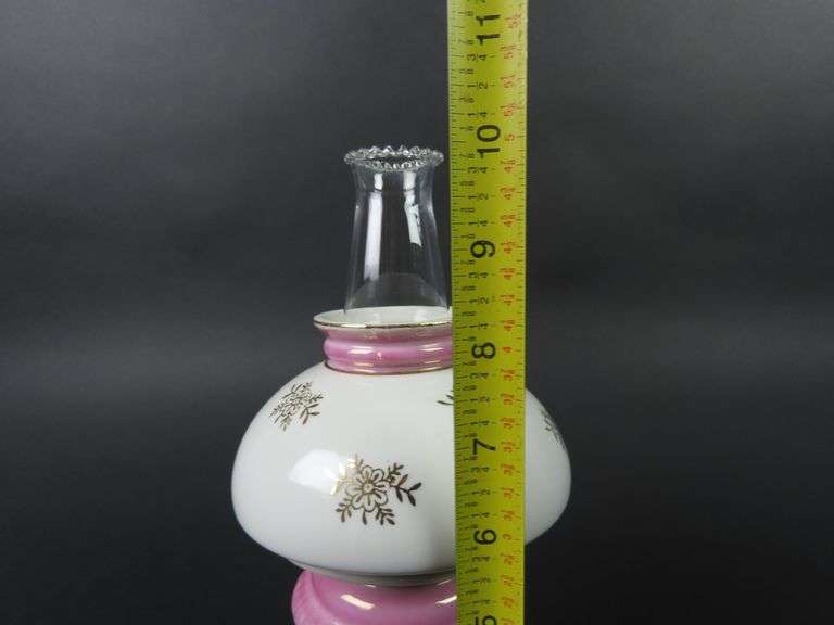 Beautiful Small Antique Oil Lamp