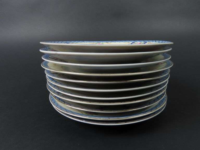 Lot of 6 Antique Noritake Dessert Plates - Made in Japan