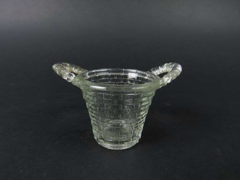 Unique Vintage Basket Toothpick Holder