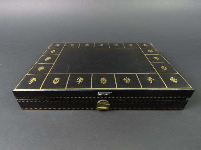 Vintage Men's Jewelry Box with Contents