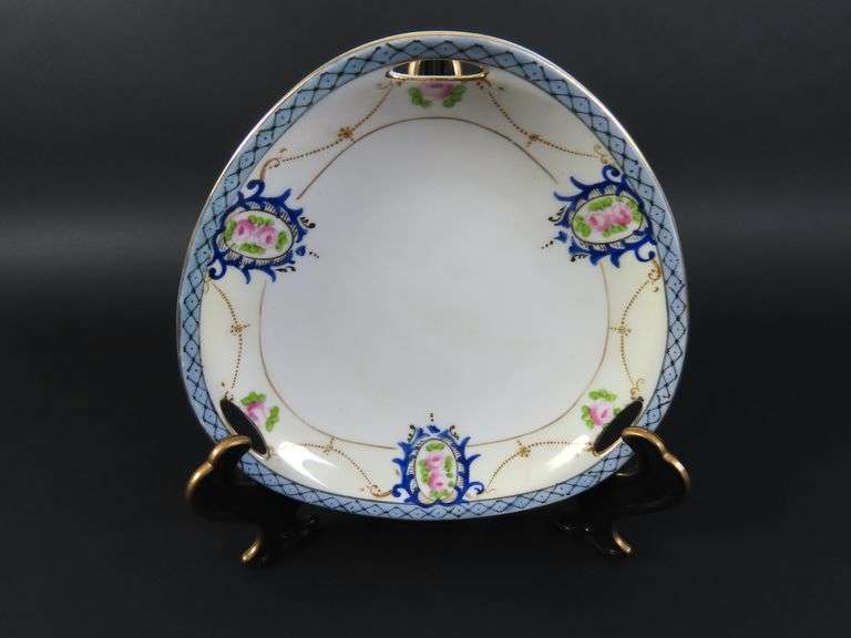 Noritake Handpainted 3 Sided Bowl - Made in Japan