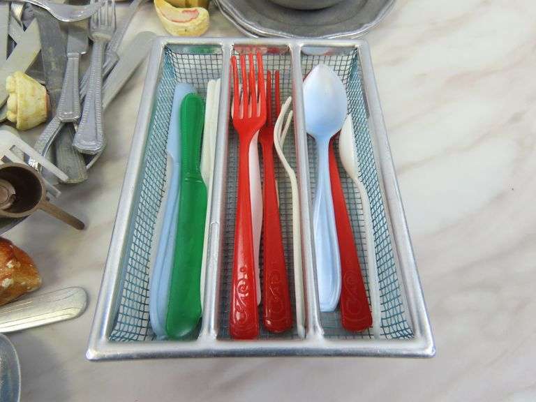 Big Lot of Childs Playset Flatware & Accessories