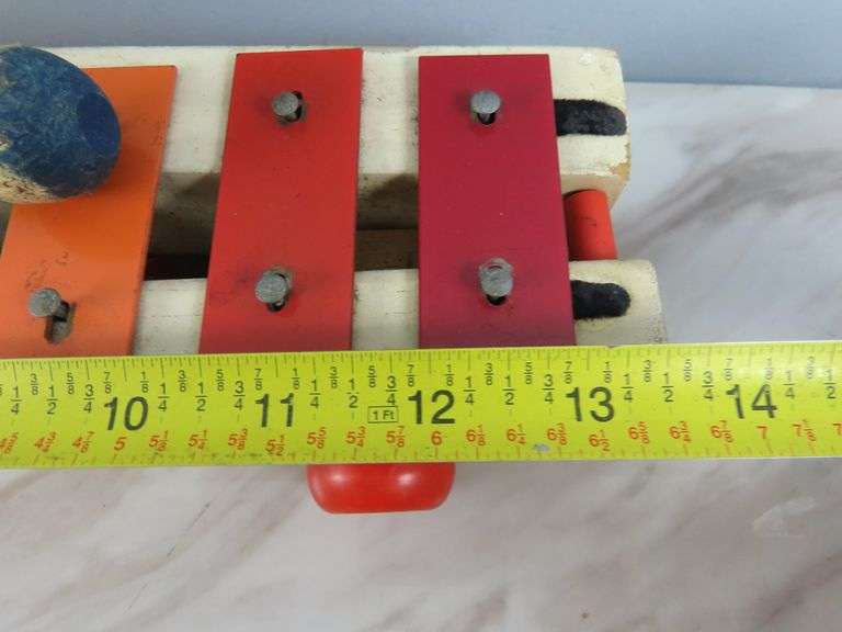 Vintage Fisher Price "Pull-a-Tune" Musical Pull Toy
