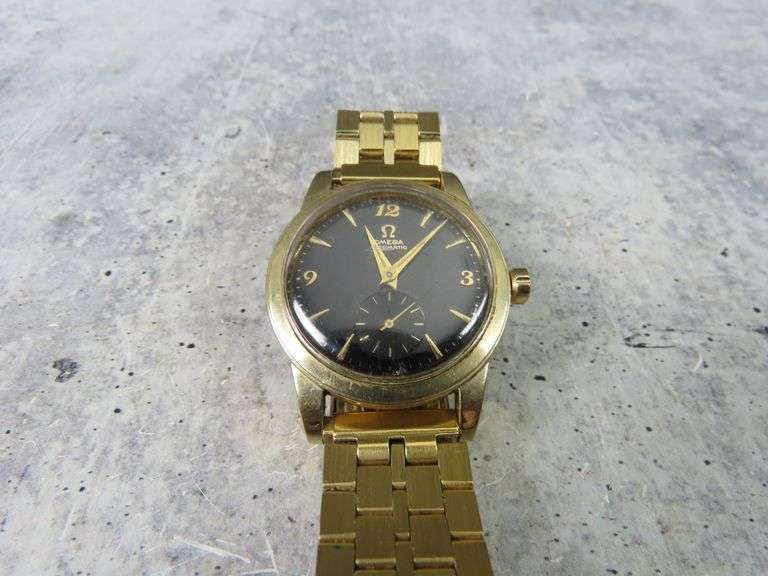 Men's Omega Automatic 14K GF Watch - Running