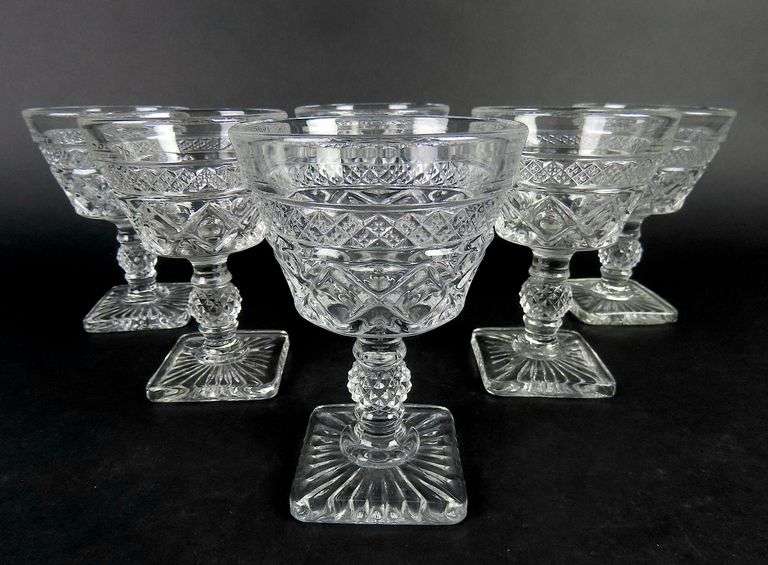 Another Lot of 6 "Cape Cod" Liquor Cocktail Glasses by Imperial Glass-Ohio
