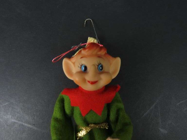 Vintage Plastic Face Elf Figure