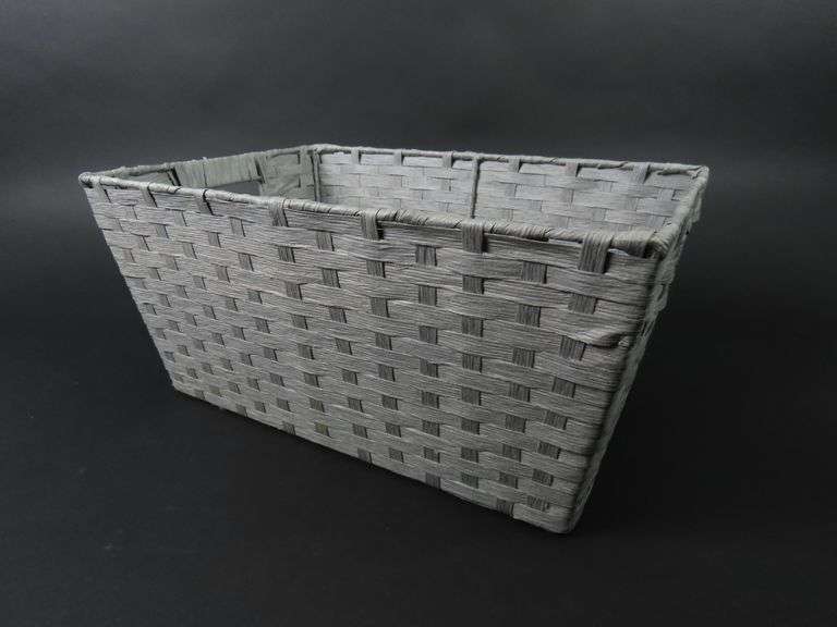 Metal Reinforced Woven Basket