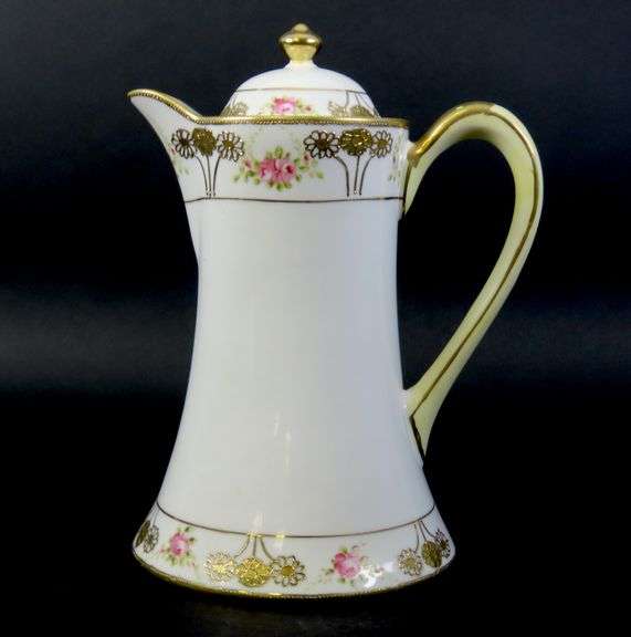 Vintage Handpainted Nippon Chocolate Pot - Made in Japan
