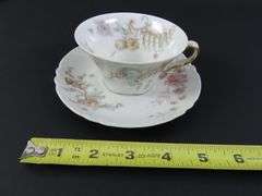 Lot of 3 Assorted Antique Collectible Teacups & Saucers