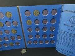 Partial Collection of US Jefferson Nickels in Coin Folders