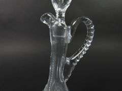 Vintage Cut Crystal Decanter with Stopper