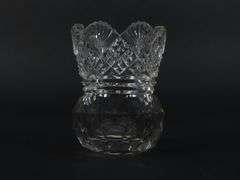 Vintage Cut Glass Toothpick Holder