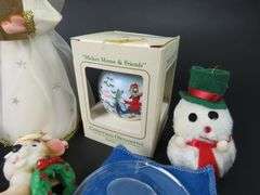Big Lot of Mostly Vintage Christmas Décor with Tree Topper & Ornaments