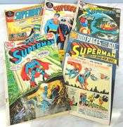 Lot of 5 Vintage Superman & Superboy Comic Books