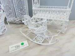 Collection of Metal Doll House Furniture