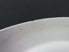 Evum Eternal Rose Collection Round Blue & White Trinket Box