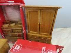 Lot of Town Square Miniatures Doll House Furniture