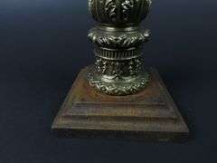 Beautiful Antique Oil Table Lamp