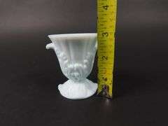 Vintage Vogue Mercantile Milk Glass Toothpick Holder - Made in USA