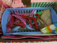 Box of Vintage Doll Toys with Heads