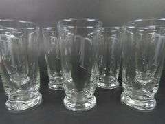 Lot of 7 Monogrammed "T" Glasses