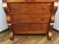 Antique Empire Style Mahogany Chest of Drawers