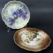 Mixed Lot of 2 Victorian Fruit Plates