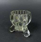 "National Clear" 3 Toed Single Light Candlestick