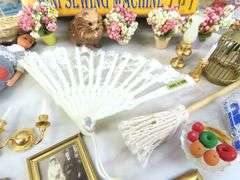Big Lot of Doll House Miniatures with Sewing Machine