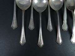 Mixed Lot of 10 Sterling Silver Spoons - 364g