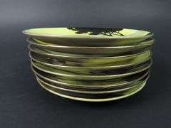 Lot of 8 Handpainted Nippon Bread Plates