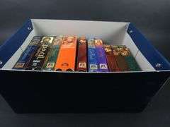 Mixed Lot of Christian VHS Tapes in Storage Box