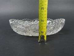 Beautiful Vintage "Daisy & Button Clear" Divided Relish Dish