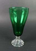 Lot of 8 "Burple-Inspiration Green" Water Goblets by Anchor-Hocking