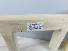 Lot of 2 Doll House Fireplace Mantles