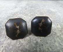 Vintage Siam Sterling Silver Cuff Links