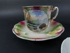 Lot of 3 Assorted Antique Collectible Teacups & Saucers