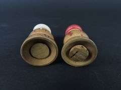Vintage Tiny Handpainted Salt & Pepper Shakers