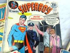 Lot of 5 Vintage Superman & Superboy Comic Books