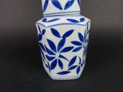 Fine Porcelain Blue & White Lidded Ginger Jar